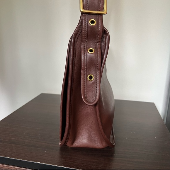 Vintage coach stewardess bag 9525 mahogany made in Costa Rica - Picture 3 of 12